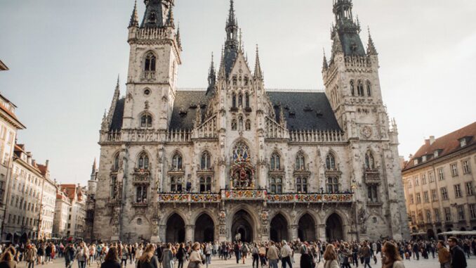 Erkunde Münchens Marienplatz-Glockenspiel